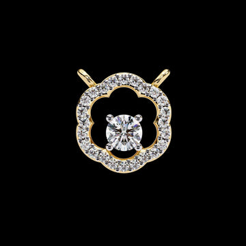 0.19 CT Dazzling Round Cut Moissanite Diamond Pendant for Wedding & Anniversary Gift