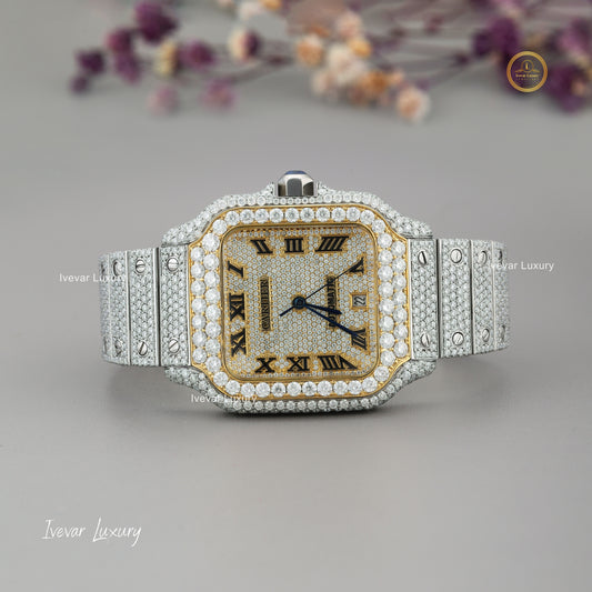 Full Iced Out Watch – Luxury Natural Diamonds by Ivevar