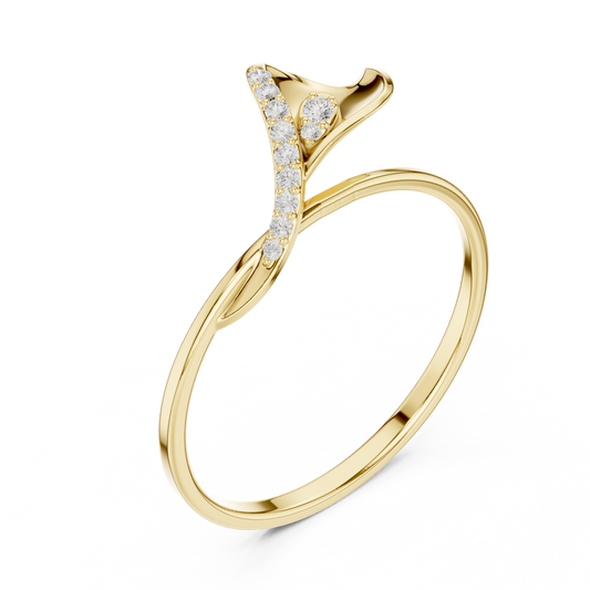Nature Inspire Lab Ground Promise Ring For Women - view 2