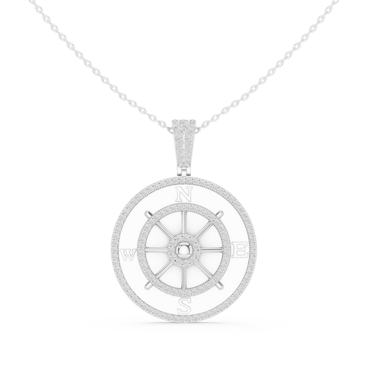 Directional Wheel Pattern Statement Charm - view 3