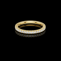 1.00 TCW Dazzling Lab Grown Diamond Eternity Pave Stacking Band Minimalist Jewelry For Her