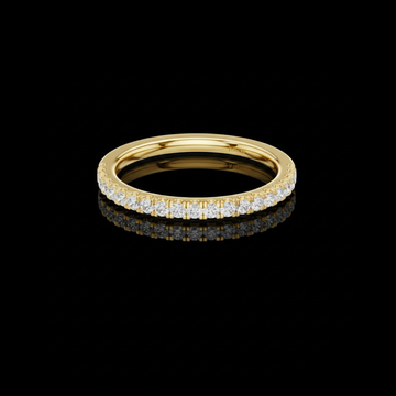 1.00 TCW Dazzling Lab Grown Diamond Eternity Pave Stacking Band Minimalist Jewelry For Her