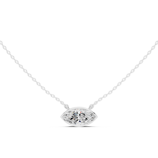 2.50 TCW Beautiful Lab Grown Marquise Cut Evil Eye Diamond Pendant For Lovely Girl