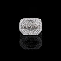 3.10 TCW Luxury Custom Ring with Moissanite Diamond Hip Hop Bling Masterpiece by Ivevar