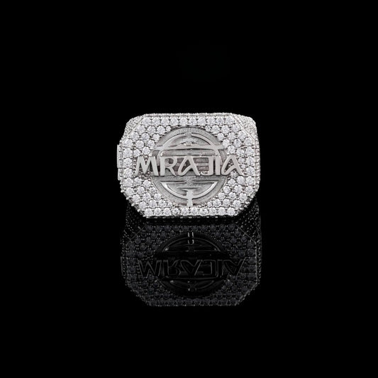 3.10 TCW Luxury Custom Ring with Lab Grown Diamond Hip Hop Bling Masterpiece by Ivevar