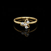 0.26 TCW Sparkle Lab Grown Round Cut Diamond Ring For Sunshine