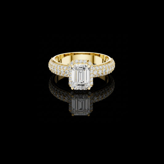 1.00 CT Desire Moissanite Emerald Cut Ring For Every Occasion