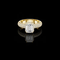 2.5 CT Desire Moissanite Emerald Cut Ring For Every Occasion