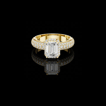 2.5 CT Desire Moissanite Emerald Cut Ring For Every Occasion