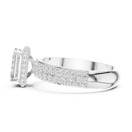 1.00 CT Desire Moissanite Emerald Cut Ring For Every Occasion