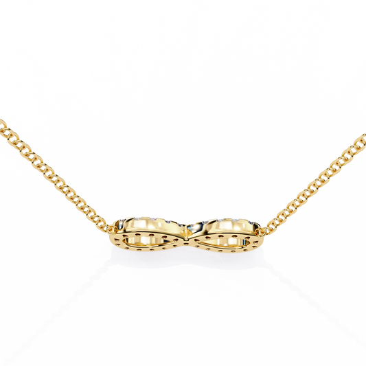 Affordable Luxury Lab Diamond Necklace High End Designs - view 3