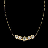 Custom Lab Grown Diamond Necklace Personalized for Her