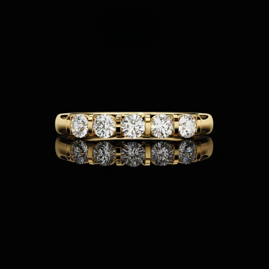 2.00 TCW Blizzard of Brilliance Ivevar Lab Grown Diamond Band With Round Cut For Surprise
