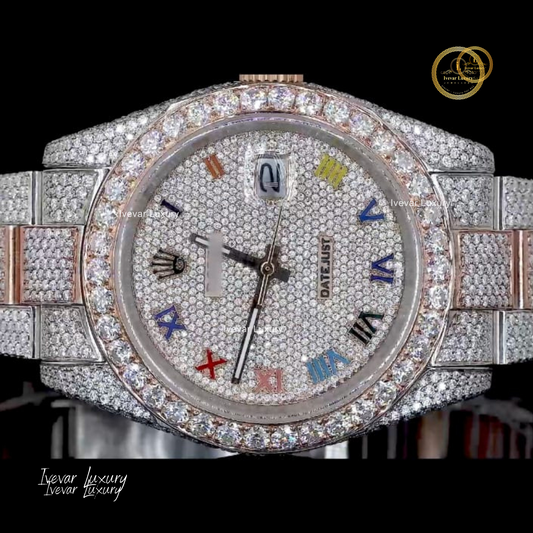 Full Iced Out Diamond Watch – Luxury Unique by Ivevar