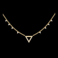 0.34 TCW Sparkling Round Cut Moissanite Diamond Necklace Affordable Luxury