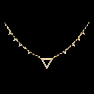 0.34 TCW Sparkling Round Cut Moissanite Diamond Necklace Affordable Luxury