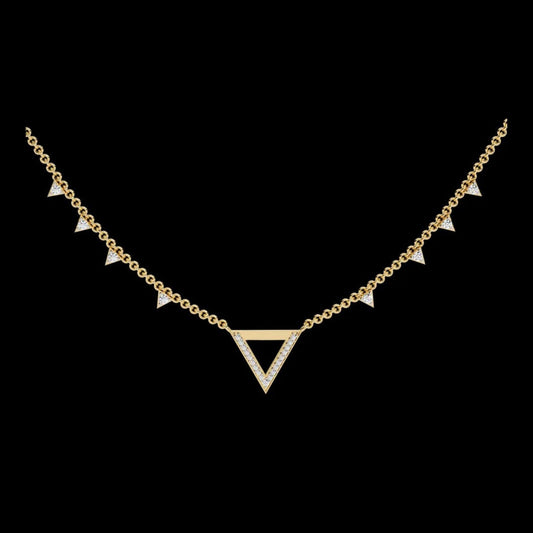 0.34 TCW Sparkling Round Cut Moissanite Diamond Necklace Affordable Luxury