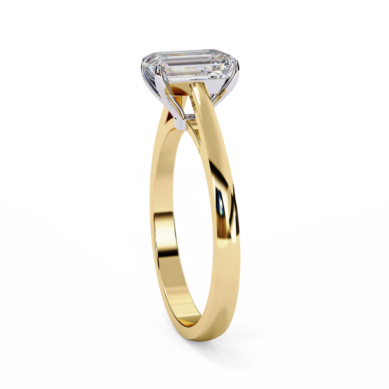 Radiant Cut Engagement Solitaire Ring - view 2