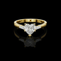 2.50 CT Elegant Moissanite Heart Cut Diamond Ring For Every Time