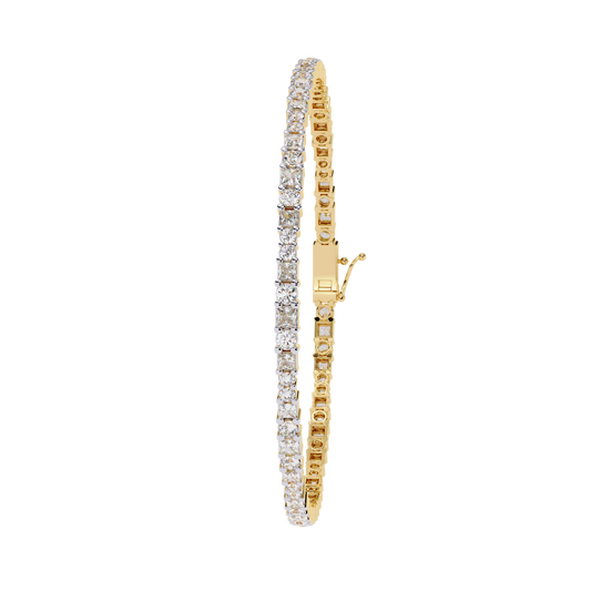 Princess Cut Exquisite Personalized Bracelet - view 2