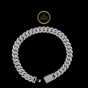 Custom Diamond Cuban Bracelet GRA Certified Moissanite Jewelry By Ivevar