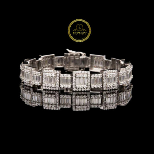 Exquisite Lab-Created Diamond Bracelet  Handcrafted Luxury By Ivevar