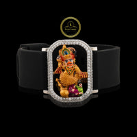 Fortune & Prosperity Moissanite Bracelet Custom Iced-Out Diamond Charm for Men & Women By Ivevar