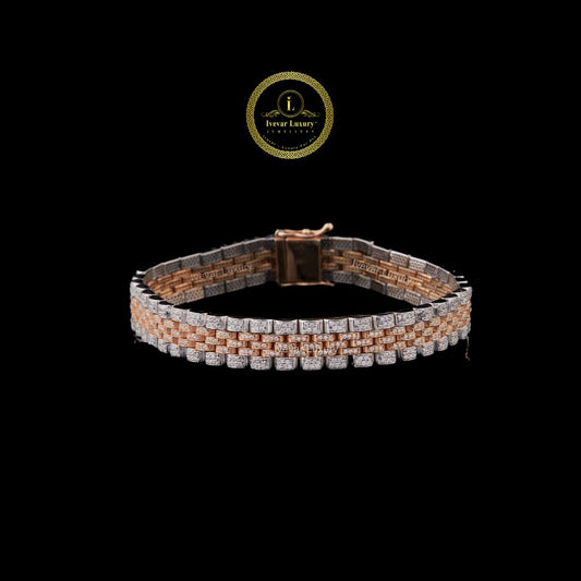 Elegant Lab Diamond Bracelet Unisex Friendly Design by Ivevar