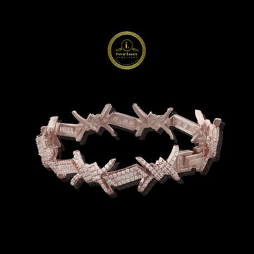 Luxury Tennis Chain Bracelet Handmade Moissanite Diamond Gift By Ivevar
