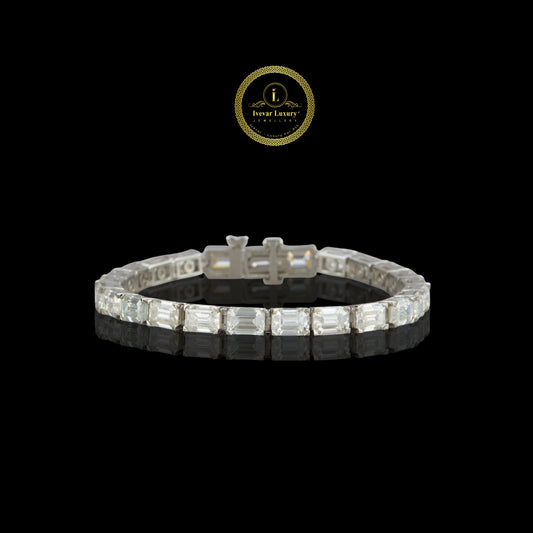 Moissanite Infinity Bracelet VVS Diamond Jewelry By Ivevar