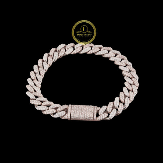 VVS Moissanite Hexagon Modern Diamond Tennis Bracelet By Ivevar