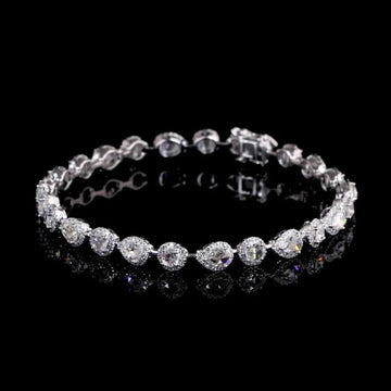 Timeless 14K Gold Bracelet with Natural Rose-Cut Diamonds By Ivevar