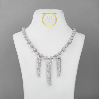 Iced Out Heavy Ball Lab Grown Diamond Choker Necklace