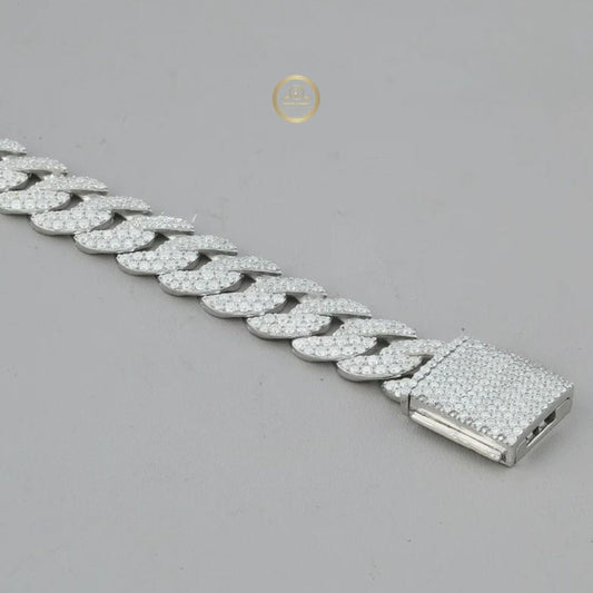 Arabic Script Clasp Open Geometric Link Chain - view 4