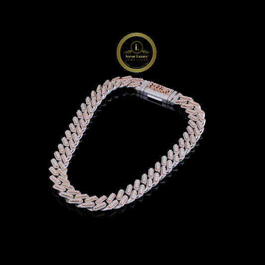 Iced Out Cuban Chain Necklace - Custom VVS Moissanite Diamond Jewelry for Men