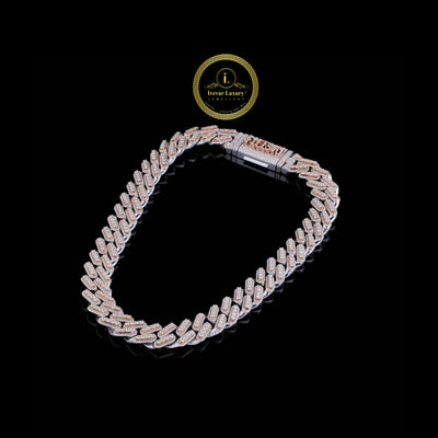 Iced Out Heavy Curved Moissanite Choker Necklace