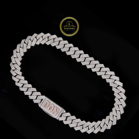 Custom Lab Diamond Cuban Chain Luxury Necklace for Men by Ivevar