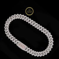 Ivevar Moissanite Cuban Chain – Men’s Luxury Custom Logo Diamond Necklace