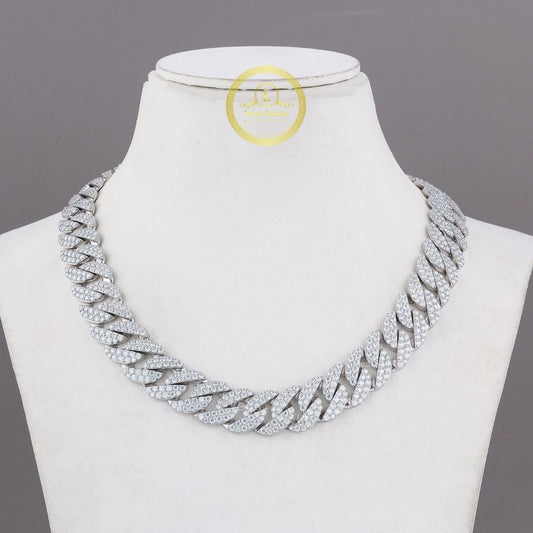 Personalized Lab-Grown Diamond Cuban Chain – Custom by Ivevar