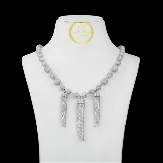 Premium Custom Cuban Chain with Moissanite Diamonds by Ivevar