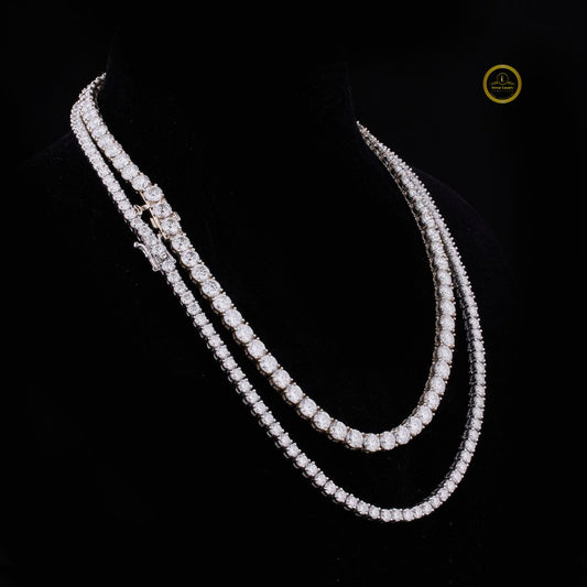 Unique Lab-Grown Diamond Tennis Chain Sustainable Luxury by Ivevar