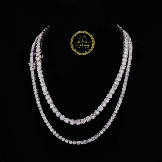 Unique Lab-Grown Diamond Tennis Chain Sustainable Luxury by Ivevar