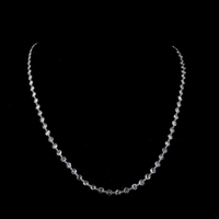 14K Gold Handcrafted Rose-Cut Diamond Statement Necklace By Ivevar