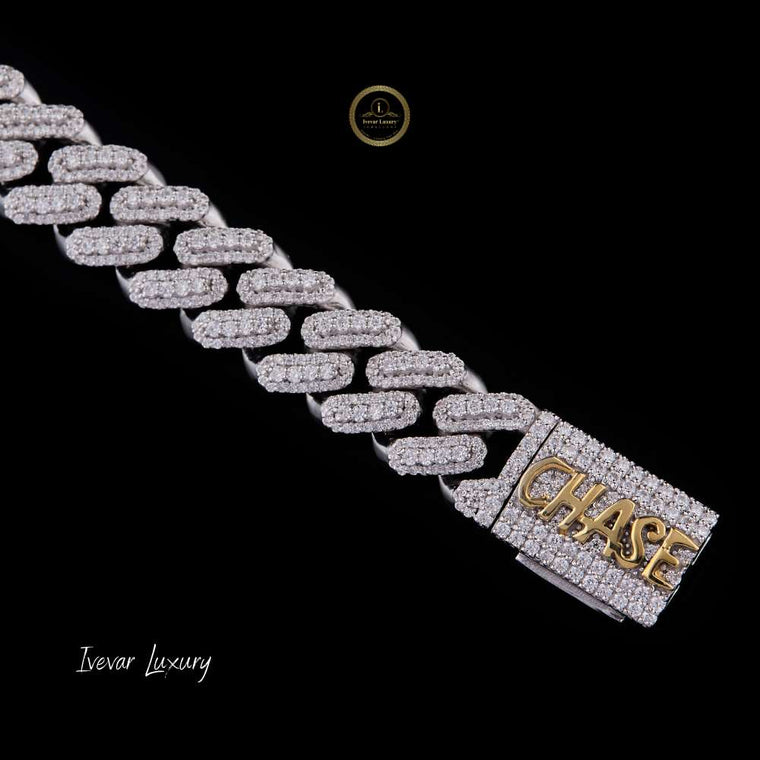 Lab Grown Diamond Cuban Chain for Men - view 3
