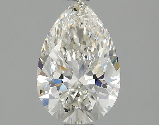 1.09 CT Pear Moissanite Diamond in a Romantic Vintage Setting By Ivevar