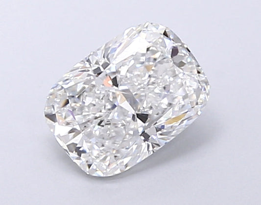 1.38 Carat Cushion Brilliant Moissanite Diamond – E Color, VVS1 Clarity Brilliance