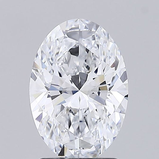 2.06 Ct Oval Lab Diamond – F Color, VVS1 Clarity, Stunning Sparkle By Ivevar