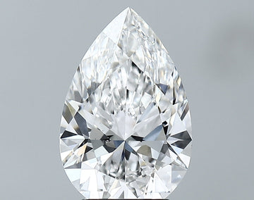 Bold Beauty 3.12 CT Pear Shape D Color VS1 Clarity Moissanite Diamond For Party Ring