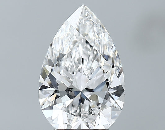 Bold Beauty 3.12 CT Pear Shape D Color VS1 Clarity Moissanite Diamond For Party Ring