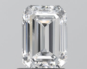 Bright Of 1.56 CT Emerald Shape D Color VS1 Clarity Lab Grown Diamond For Slow Fire